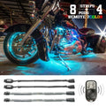 XK Glow Motorcycle LED Accent Light 7 Color Kit, 12 pc | XK034016