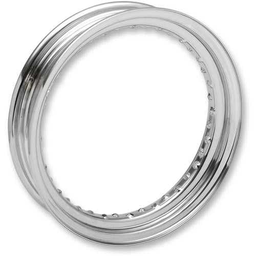 Drag Specialties Wheel Rim, 40 Hole, Chrome, Side Rubber Valve, 16 x 3 | 11223