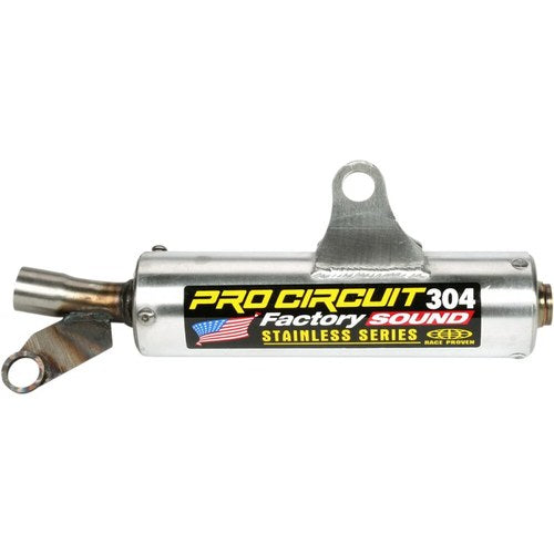 Pro Circuit 304 Factory Sound Silencer (Aluminum; Brushed) SS89125-304