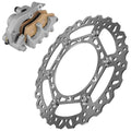 Front Brake Disc & Caliper w/Pads for Yamaha YZ250 2008-2016 / YZ250F 2007-2015