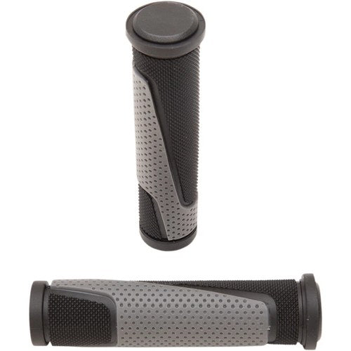Pro Grip Gray/Black 807 Grips w/ Open Ends | PA080722NEGR