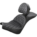 Saddlemen Explorer Seat - Lattice Stitched - Backrest (Black) 818-30-030LS