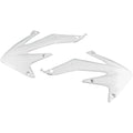 UFO Radiator Shrouds - Crf 450 X - White | HO04600-041