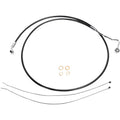 Magnum XR Upper Brake Line - 68" - Black/Chrome Fittings | SBC1401-68