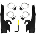 Memphis Shades Batwing Fairing Trigger-Lock Mount Kit - Fxlr (Black) MEB2036
