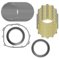 Clutch Friction Steel Plates and Gasket Kit for Kawasaki Z1000 ZR1000 2003 -2009