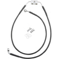 Drag Specialties +6" Brake Line - Front - Black Vinyl - FXDB2-17 | 612135-6BLK