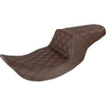 Saddlemen Step Up 2-Up Seat - Lattice Stitched (Brown) 897-06-175BR