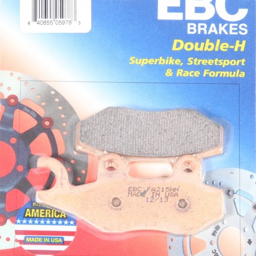 Ebc Double-H HH Sintered Superbike Brake Pads / One Pair (FA215HH)