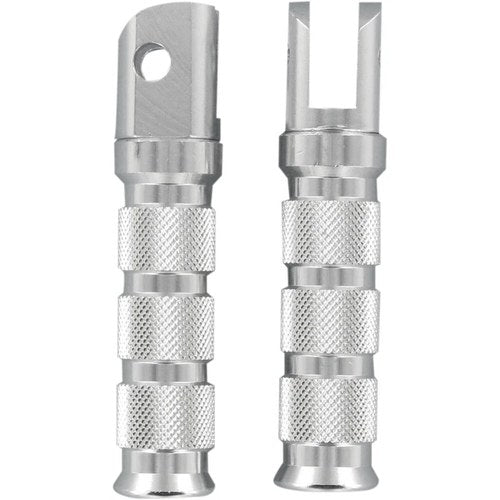 Emgo Rear Footpegs - Silver for Suzuki | 50-11311