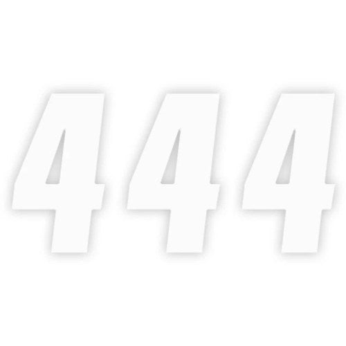 Factory Effex FX Factory Number 4 - White - 4" | 08-90014