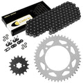 Black O-Ring Drive Chain & Sprockets Kit for Yamaha XV250 Route 66 1988-1990