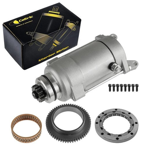 Starter And Starter Clutch Set for Yamaha V Star 1100 Silverado XVS1100 2004-09