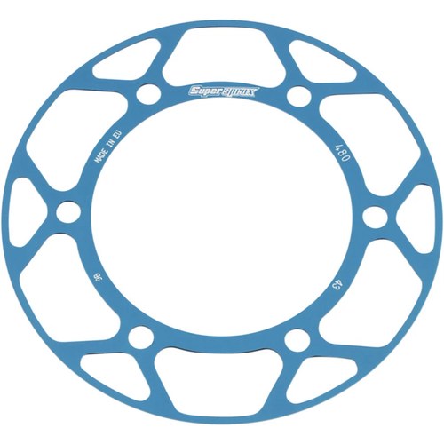 Supersprox Rear Edge Sprocket Color Disk Alu 43T-525 Blue | RACD-480-43-BLU