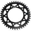 Supersprox Rear Edge Sprocket Steel 42T-525 Blk Hon/Yam | RFA-1304-42-BLK