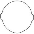Vertex Clutch Cover Gasket | 817889