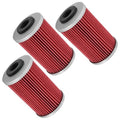 3 Pack Oil Filter for KTM 690 Enduro R Duke R 2008 2009 2010 2011 2012 2013