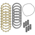 Clutch Friction Steel Plates with Springs O-Ring Kit for Yamaha YZ450F 2014-2017