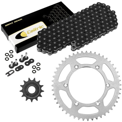 Black O-Ring Drive Chain & Sprockets Kit for Yamaha YZ125 2005-2017