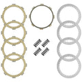 Caltric Clutch Friction Steel Plates Springs Kit for Kawasaki KLX140G 2017-2022