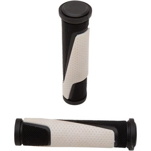 Pro Grip White/Black 807 Grips w/ Open Ends | PA080722NEBI