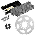 Caltric Drive Chain and Sprockets Kit for Yamaha TW200 1987-2023