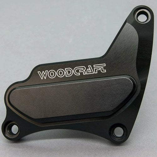 Suzuki 2001-08 Gsxr 1000 Woodcraft Rhs Crank Cover Engine Protector - Black Pad