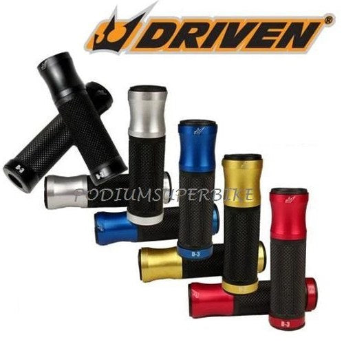 2012-2015 Ducati 1199 Driven Racing D3 Alumitech Alloy Grips - All Colors