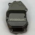 Triumph 2013-17 Daytona 675 Woodcraft Crank / Ignition Trigger Cover - Black Pad