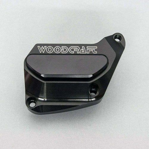 Suzuki 2009-2016 Gsxr 1000 Woodcraft Clutch Cover Engine Protector - Black Plate