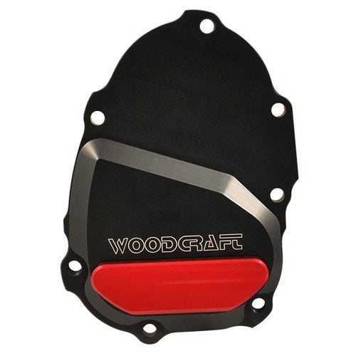 Yamaha R6 2006-2024 Woodcraft Rhs Ignition Trigger Engine Cover Red Skid Plate