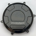 Ducati 2011-2017 1199 Panigale Woodcraft Right Side Clutch Cover - Black Plate