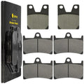 Front Rear Brake Pads for Yamaha R1 YZF-R1 1000 1998 1999 2000 2001