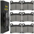 Front Rear Brake Pads for Yamaha VMX1200 V-Max 1200 1985-1992 / 1FK-W0046-01-00