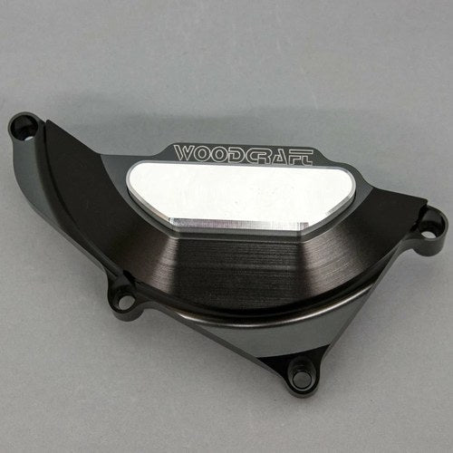 Yamaha R3 2015-2025 Woodcraft Lhs Stator Cover Engine Protector - Silver Plate