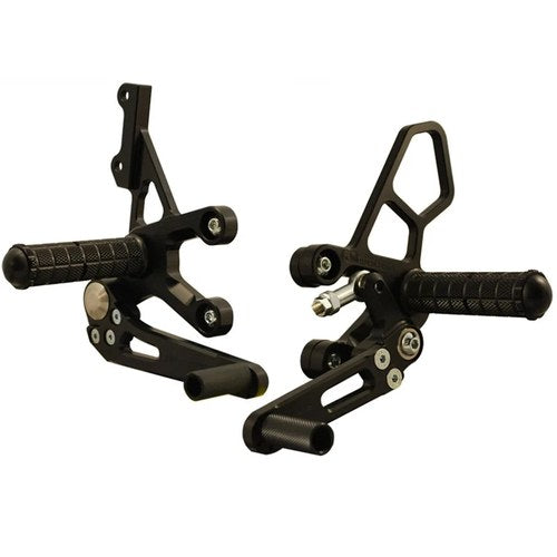 Suzuki 2003-12 SV 650 / 650S Woodcraft Racing Rearsets / Footpegs -REVERSE Shift