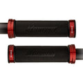 Driven Universal D-AXIS Anodized Alloy Grips Will Fit Standard 7/8" Bars - Red