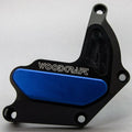 Suzuki 2006-2025 Gsxr 600 / 750 Woodcraft Rhs Clutch Cover Protector - Blue Pad
