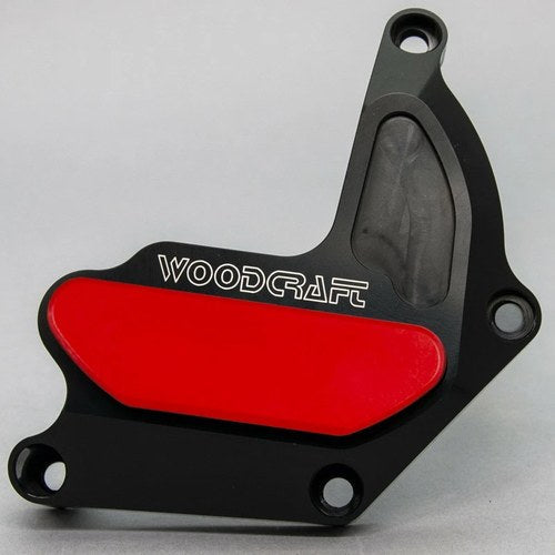 Suzuki 2006-2025 Gsxr 600 / 750 Woodcraft Rhs Clutch Cover Protector - Red Pad