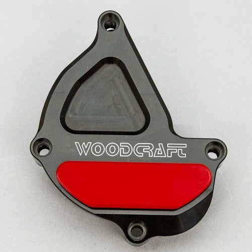 Yamaha 2018-26 MT-10 Woodcraft Ignition Trigger Cover Engine Protector Red Plate