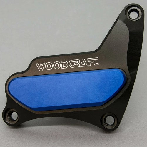 Suzuki 1997-2005 Gsxr 600 Woodcraft Rhs Crank Cover Engine Protector - Blue Pad