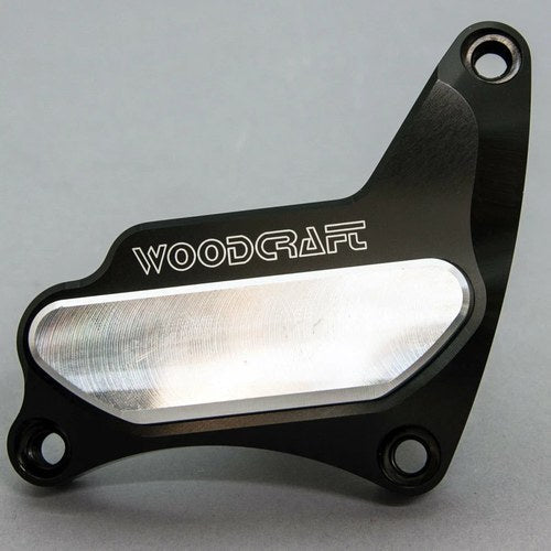 Suzuki 1997-2005 Gsxr 600 Woodcraft Rhs Crank Cover Engine Protector -SILVER Pad