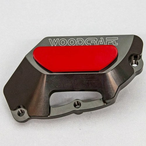 Aprilia 2009-23 RSV4 Woodcraft Lhs Engine Stator Cover Protector - Red Plate