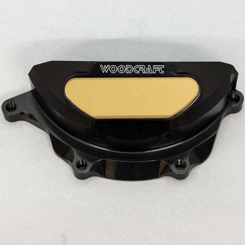 Yamaha 2018-2025 MT-09 Woodcraft Lhs Engine Stator Cover Protector - Gold Plate