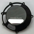 Ducati 1993-1999 916 Woodcraft Clutch Cover Engine Protector - Silver Plate