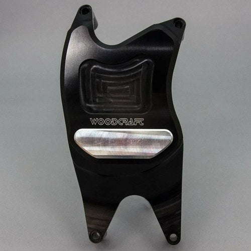 Yamaha 2018-2025 MT-03 Woodcraft Rhs Clutch Cover Engine Protector -SILVER Plate