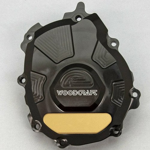 Yamaha 2015-2025 R1 R1M R1S Woodcraft Left Side Engine Stator Cover - Gold Plate
