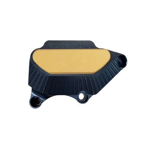 Honda 2003-2006 Cbr 600RR Woodcraft Clutch Cover Engine Protector - Gold Plate