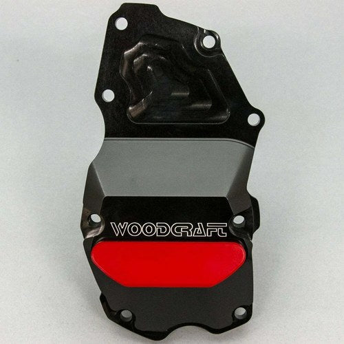 Triumph 2007-16 Street Triple / R Woodcraft Ignition Trigger Cover - Red Plate