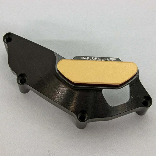 Yamaha 2015-2017 FZ07 Woodcraft Lhs Engine Stator Cover Protector - Gold Plate